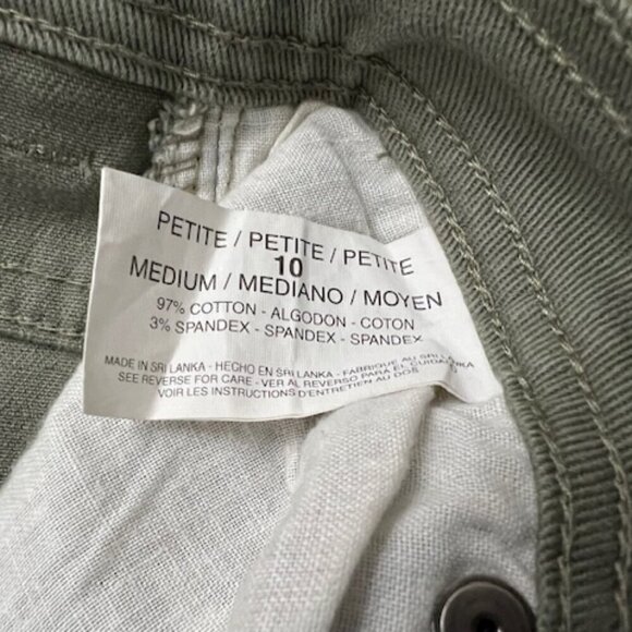 Gloria Vanderbilt Amanda Stretch Classic Fit Jeans Green 10M Petite - Picture 5 of 5